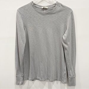 American Giant Grey Long Sleeve Supima Cotton Medium